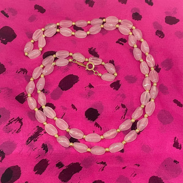Napier Rose Quartz Necklace (Barbie) Bloomers and Frocks